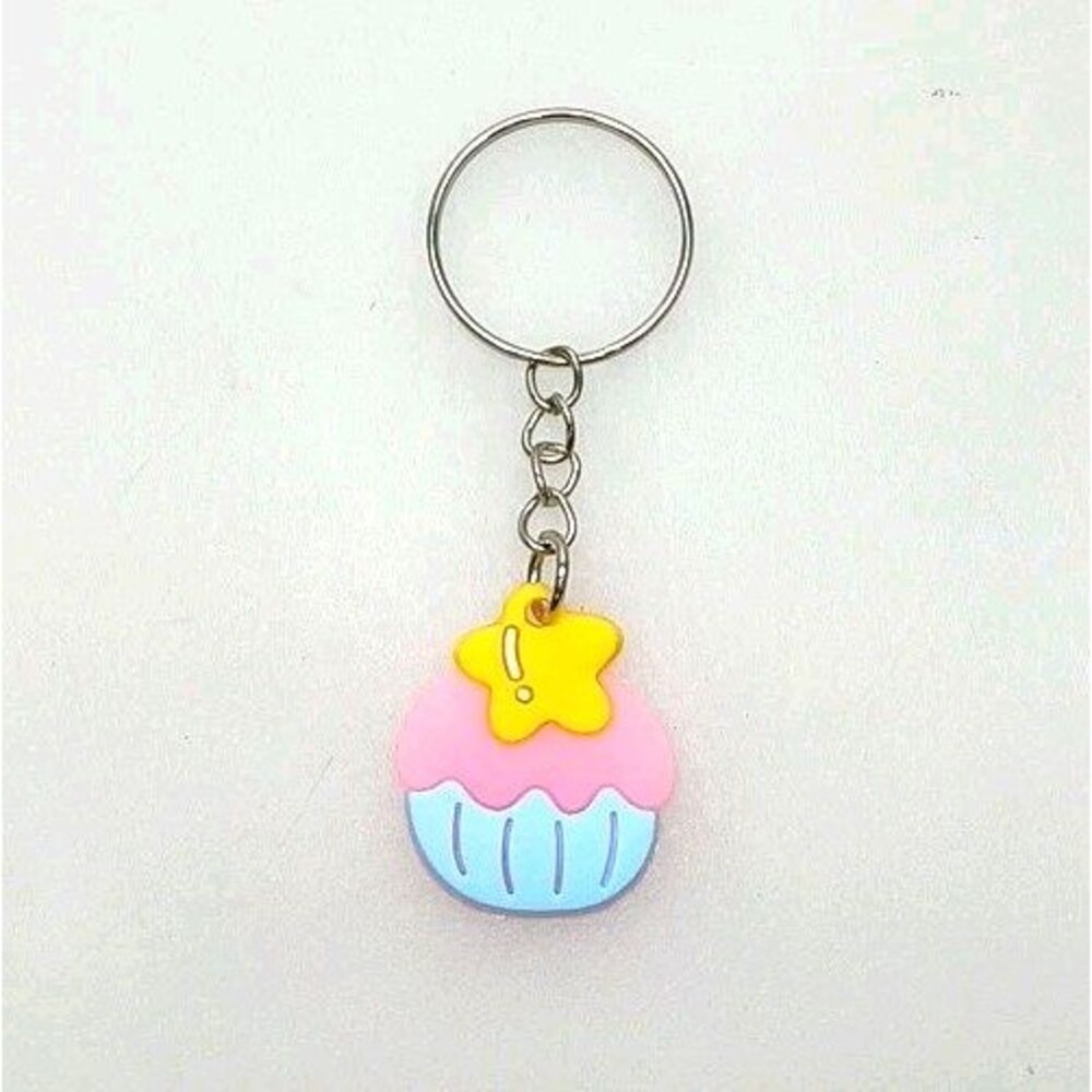 Cute Cupcake Keychain Kawaii Dessert Bag Charm Sweet Gift